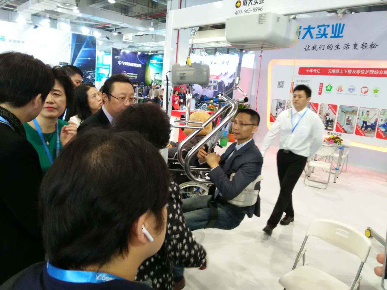 上海展大參加2017上海國際健康生活產業暨康復無障礙博覽會受熱烈歡迎